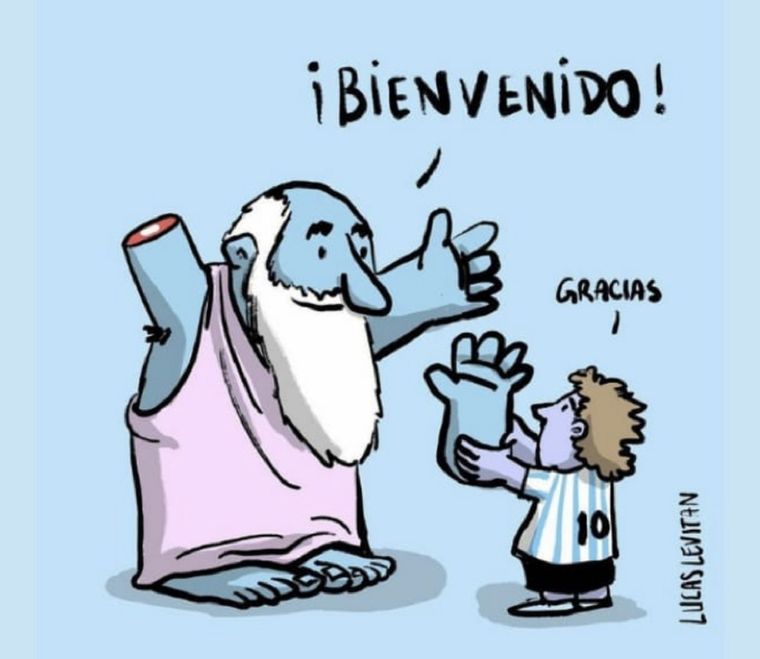 Los dibujantes y sus homenajes.