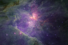 A sólo 1.400 años luz de la Tierra, la Nebulosa de Orión, M42, es visible a simple vista como una tenue mancha. Foto: NASA/ESA/CSA/MCCAUGHREAN & PEARSON