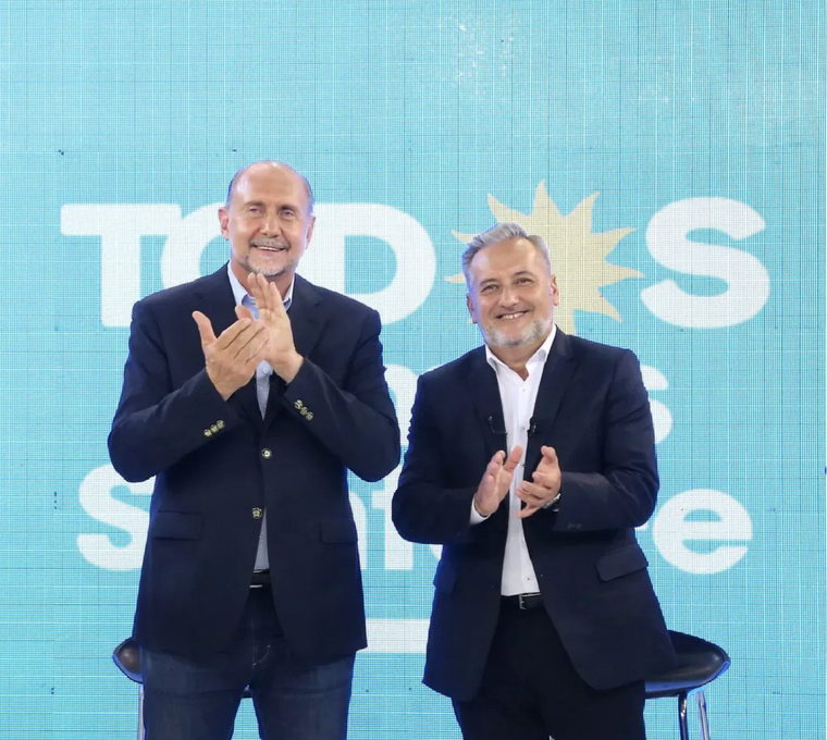 Perotti y Lewandowski Llegaron a un acuerdo por la gobernación de Santa Fe Foto: Prensa Perotti