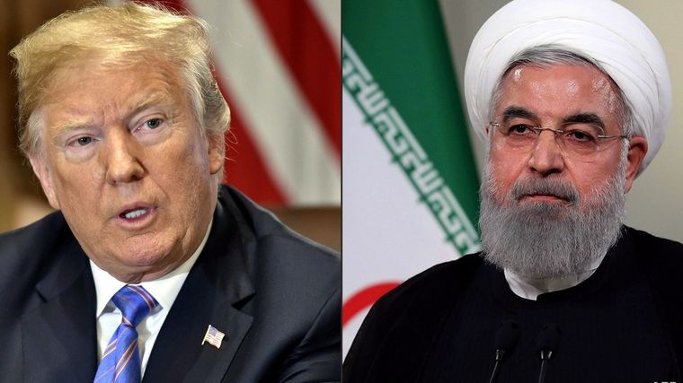 Trump y Rohani.