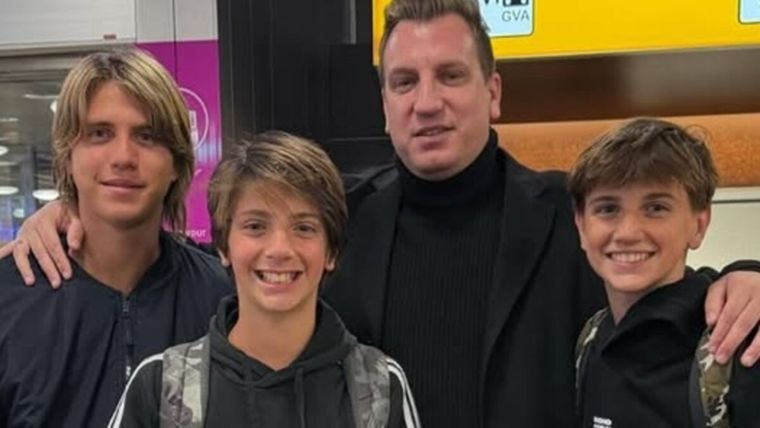 El exjugador se encontró con su expareja y habló. Créditos: Archivo MDZ