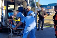 Prefectura rescató a un tripulante de un buque, quien sufrió un accidente. Foto: Ministerio de Seguridad de la Nación Prefectura rescató a un tripulante de un buque, quien sufrió un accidente. Foto: Ministerio de Seguridad de la Nación