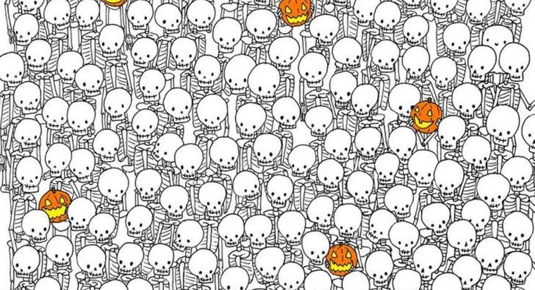 Acertijo visual, reto visual, fantasma