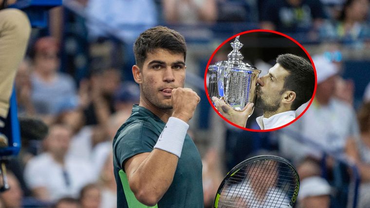Alcaraz también festeja: Djokovic se tomará un descanso de dos meses tras el US Open Foto: EFE