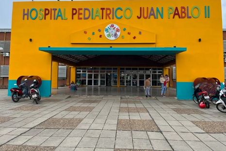 La nena llegó al hospital con gusanos en el cuero cabelludo, los que ya habían perforado el cráneo. Quedó internada en el Hospital Juan Pablo II: