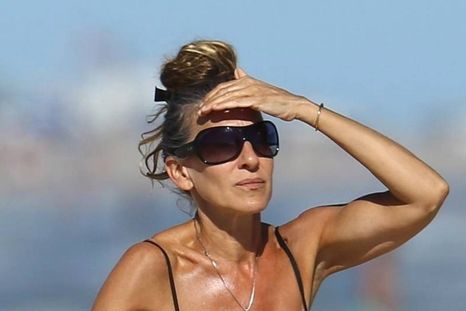 Moda La actriz de Sex and the City mostró su outfit playero