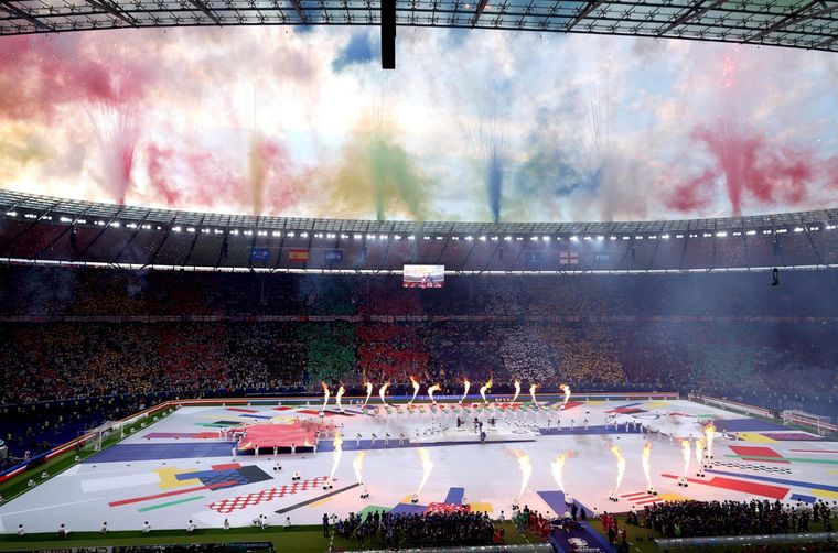 La Euro tuvo una despedida sencilla en Alemania. Foto: EFE