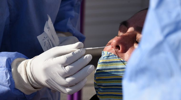 La variante Delta de coronavirus se encontró en el 84,6% de las muestras analizadas Foto: ALF PONCE MERCADO / MDZ