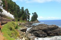 Viajar en tren por Chile es una alternativa muy interesante y diferente Foto: Sernatur