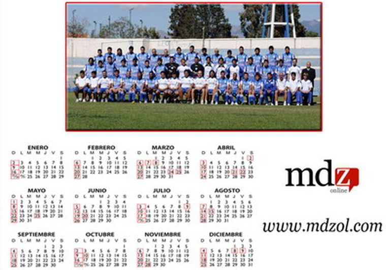 Godoy Cruz Antonio Tomba, el equipo del 2010, se proyecta al 2011 en el Almanaque Interactivo. Foto: mdz