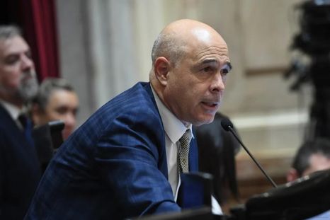 El jefe de la bancada de La Libertad Avanza en el Senado, Bartolomé Abdala Foto: Senado El jefe de la bancada de La Libertad Avanza en el Senado, Bartolomé Abdala Foto: Senado