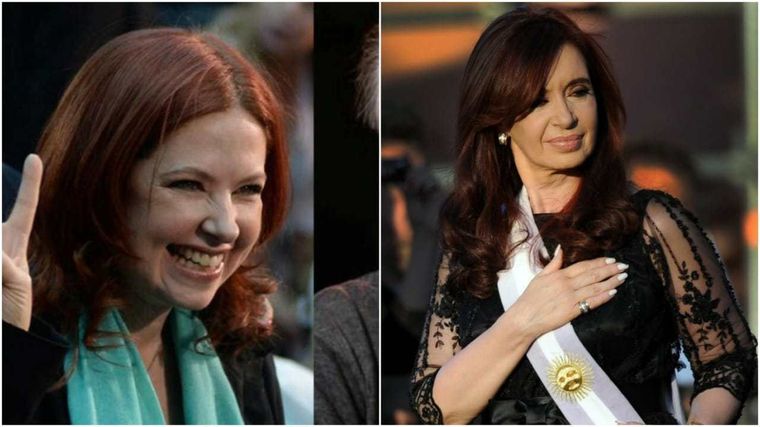 Andrea Del Boca y Cristina Fernández