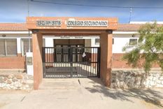 El suceso ocurrió en el colegio secundario N° 5176 de Villa Esmeralda, en Salta. Foto: X.