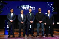 Los cinco candidatos a gobernador. Foto: Maximiliano Ríos Los cinco candidatos a gobernador. Foto: Maximiliano Ríos