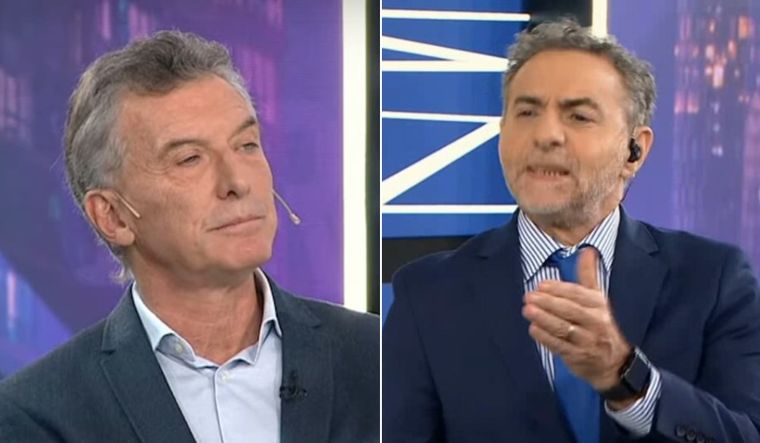 Fuerte cruce entre Mauricio Macri y Luis Majul.