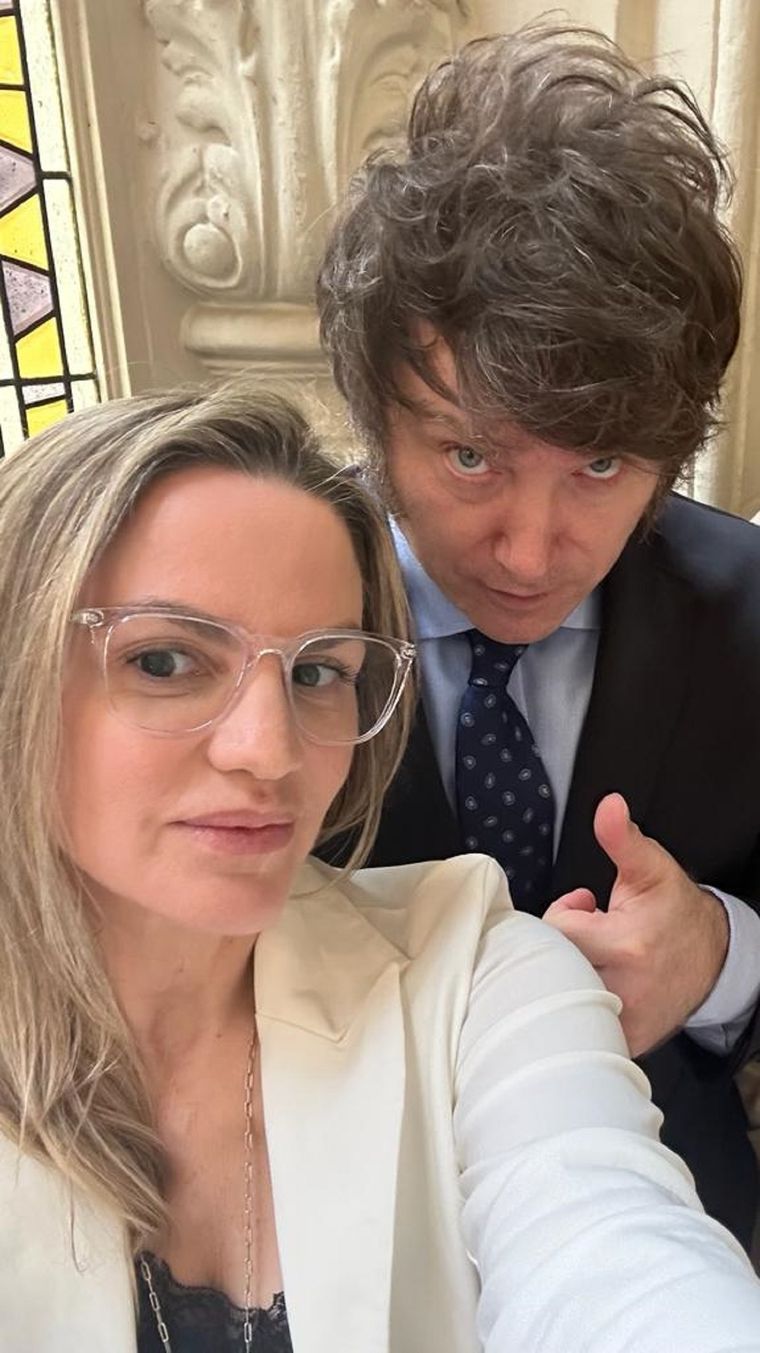 Los cortocircuitos entre Javier Milei y Carolina Píparo crecen con el correr de los días Foto: X de Carolina Píparo