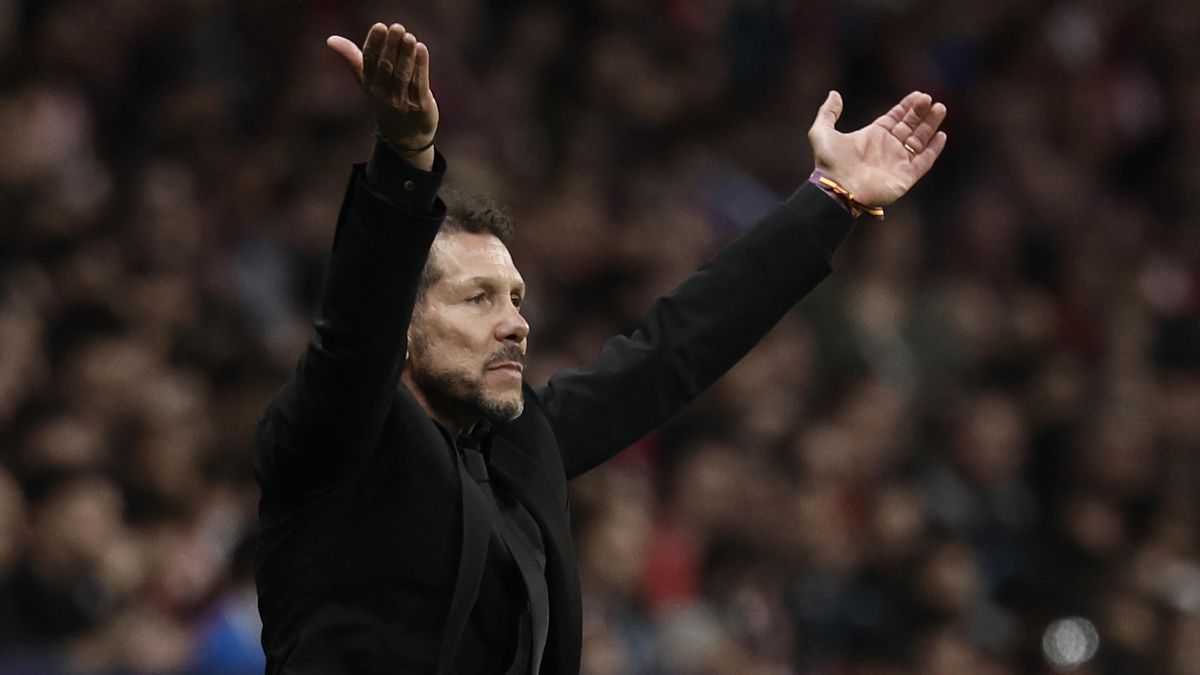 La emoción del Cholo Simeone tras la clasificación del Atlético a semifinales: 