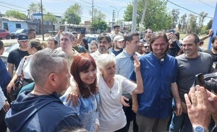 Cristina Fernández de Kirchner en La Matanza. Foto: @ibanezsoy