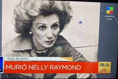 a los 88 anos, fallecio la prestigiosa conductora argentina nelly raymond