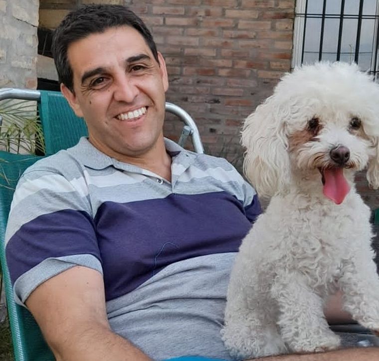 Cesar Roldan, el chofer asesinado en Rosario. Foto: Cesar Roldan Facebook