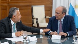 Guillermo Francos con Alfredo Cornejo.  Guillermo Francos con Alfredo Cornejo.