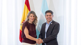 Axel Kicillof se reunió con Yolanda Díaz. Axel Kicillof se reunió con Yolanda Díaz.