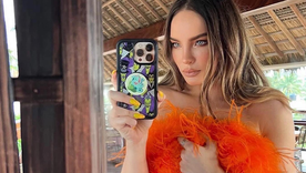Esta fue el incómodo momento en una entrevista de Belinda, donde casi vomita. Foto: Instagram