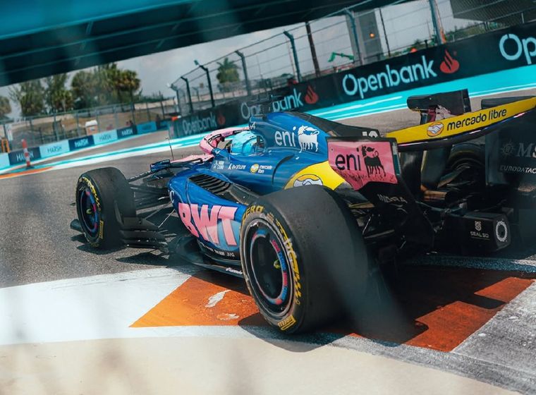 El A526 durante el GP de Miami. El A526 durante el GP de Miami.