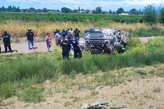 Una de las imágenes del accidente. Foto: gentileza.