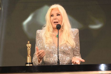 Susana en la mira tras ganar las estatuillas. Foto: RS Fotos. Susana en la mira tras ganar las estatuillas. Foto: RS Fotos.