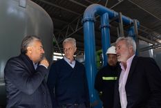 Cornejo junto al titular de Aysam, Humberto Mingorance (derecha).&nbsp;