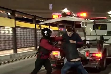 Tres hombres se tomaron a golpes en plena Avenida Juan B. Justo. Dos de ellos habían dado positivo en un control de alcoholemia.
