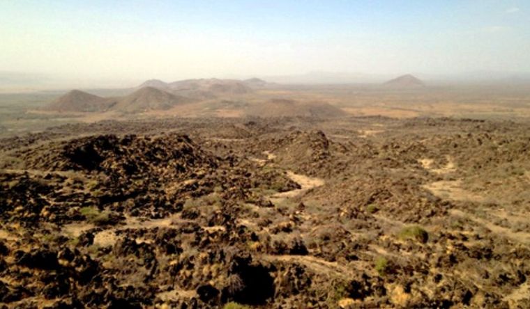 El descubrimiento implica un estudio en la falla principal de Etiopía, aquí tomada en el volcán Boset. Foto DPA