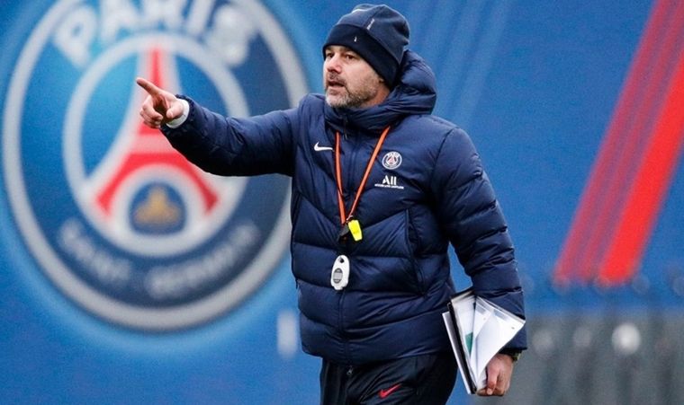 El DT argentino quedó en la mira Foto: PSG
