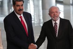 Maduro, junto a Lula. Foto: Efe.