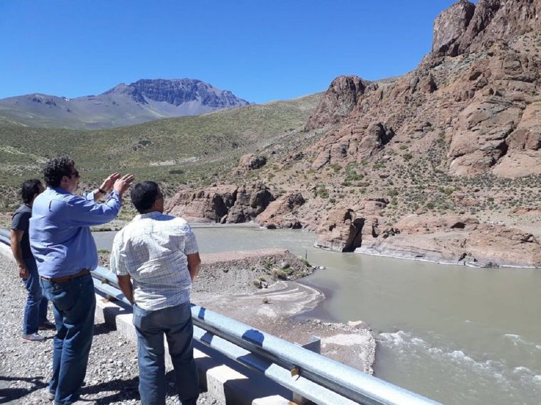A pesar de todas las visitas que se realizaron al lugar, la megaobra se cayó. Foto: Gobierno de Mendoza