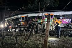 Un feroz temporal provocó un desprendimiento que ocasionó un nuevo accidente de tren en Cataluña.