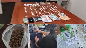 Allanamientos en varias partes de Mendoza dieron con la detención de diez sospechosos y el secuestro de droga. Allanamientos en varias partes de Mendoza dieron con la detención de diez sospechosos y el secuestro de droga.