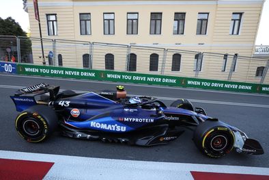 MDZol | Colapinto lleva el 43 en los laterales de su Williams. Foto: EFE