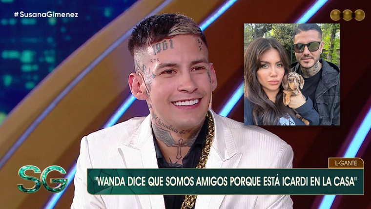 L-Gante habló sobre su relación con Wanda Nara Foto: Telefe