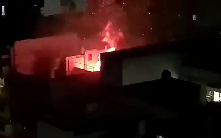 Así fueron las primeras imágenes del incendio en Belgrano Foto: Imagen ilustrativa