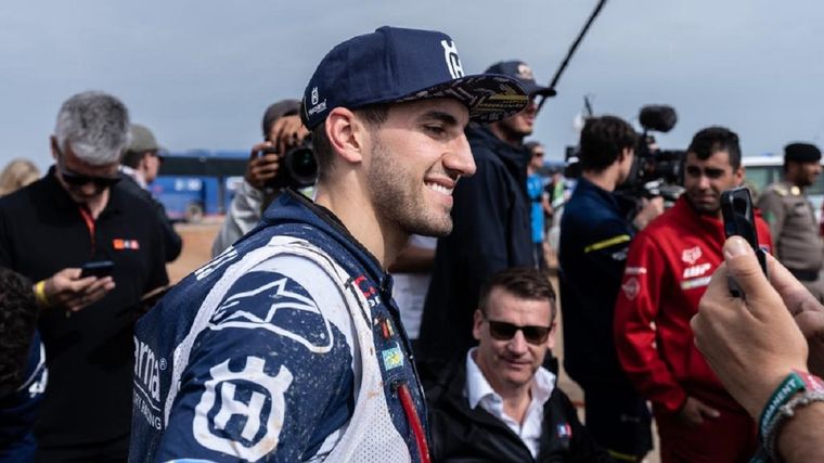 La felicidad de Luciano por la victoria de su hermano. Foto: Shakedown Team