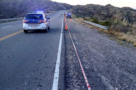 La Dirección General de la Policía Caminera de Córdoba detectó el siniestro.