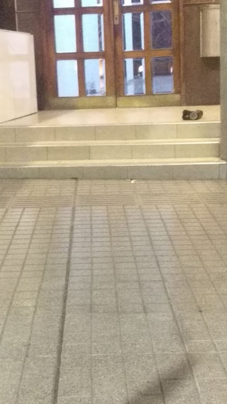 Hubo señoras horrorizadas por el hallazgo.