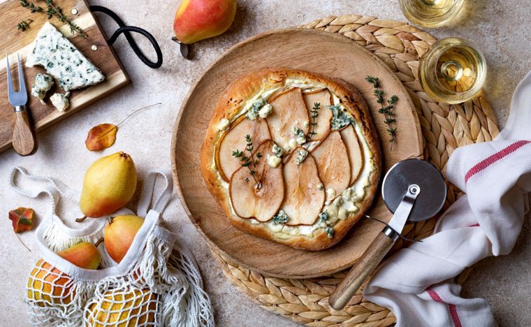 Focaccia de pera Una receta clásica de Italia para hacer en pocos pasos. Foto: Shutterstock