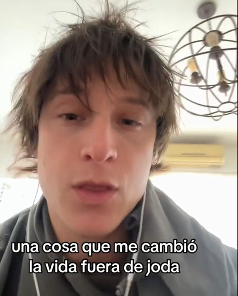 El joven se volvió viral en TikTok Foto: Captura de pantalla