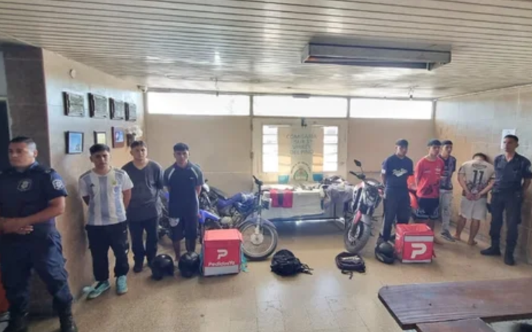 La banda estaba integrada por siete sospechosos. Foto: Noticias argentinas