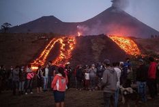 El volcán entró en actividad en febrero. Foto: EPA