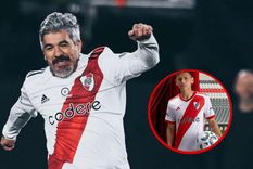 Ortega comparó a Echeverri con dos ídolos de River Foto: Archivo