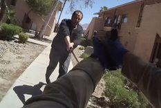 Sacado El sujeto no se arredró ante las armas de fuego.